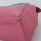 FENDI Mini Peek A Boo Hand Bag Leather 2way Pink75805