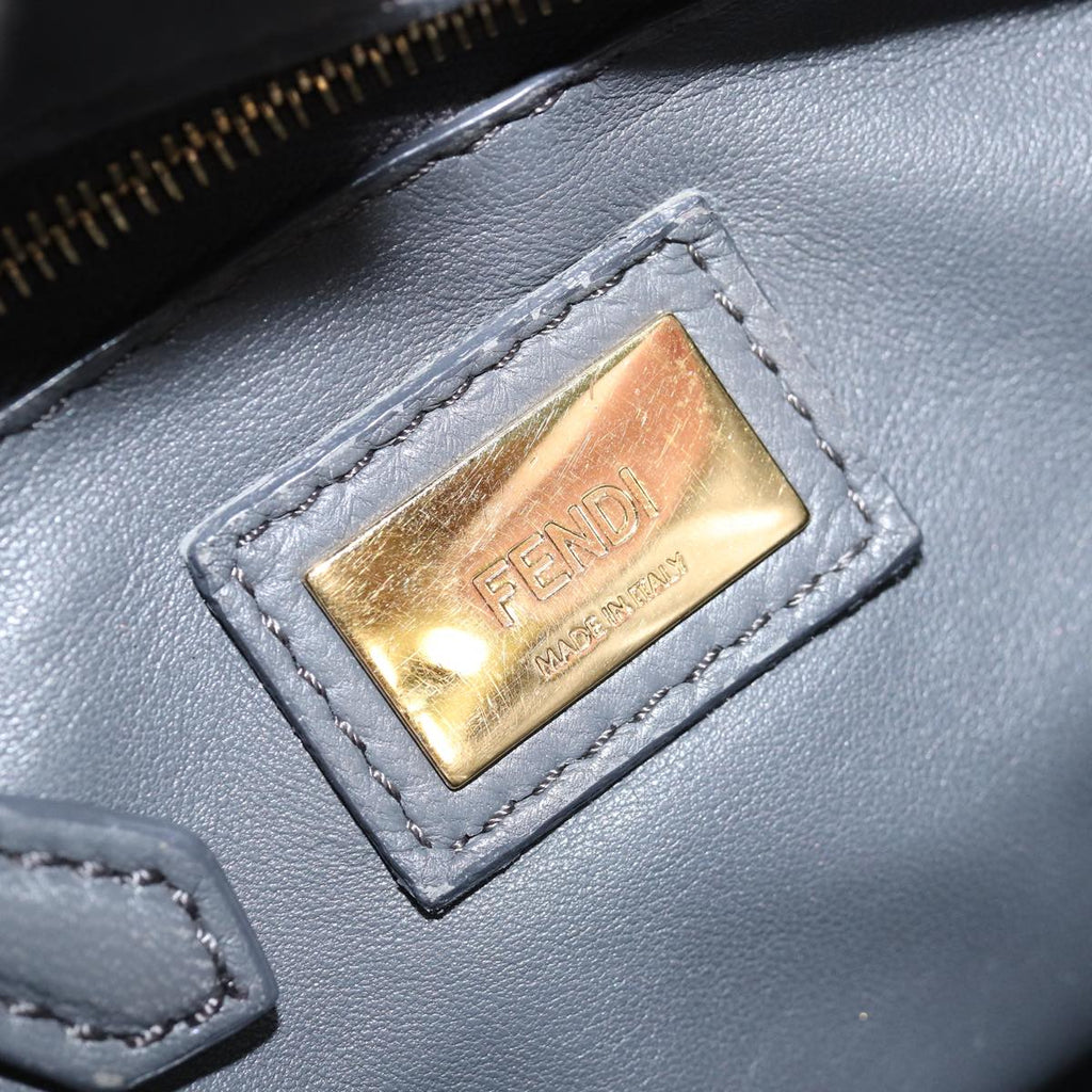 FENDI Mini Peek A Boo Hand Bag Leather 2way Pink75805