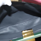 FENDI Mini Peek A Boo Hand Bag Leather 2way Pink75805