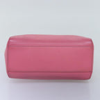 FENDI Mini Peek A Boo Hand Bag Leather 2way Pink75805