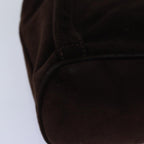 FENDI Backpack Suede Brown75806