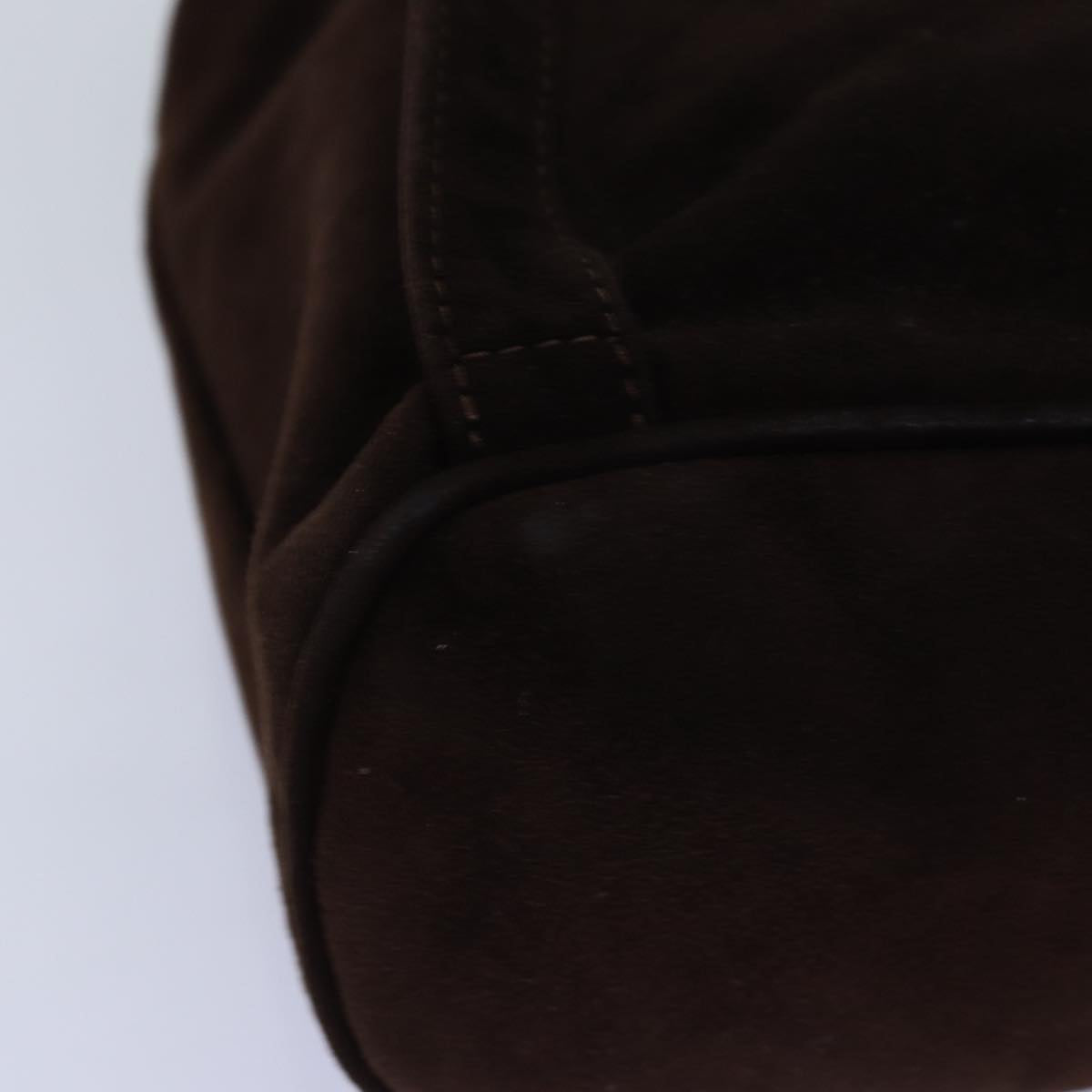 FENDI Backpack Suede Brown75806