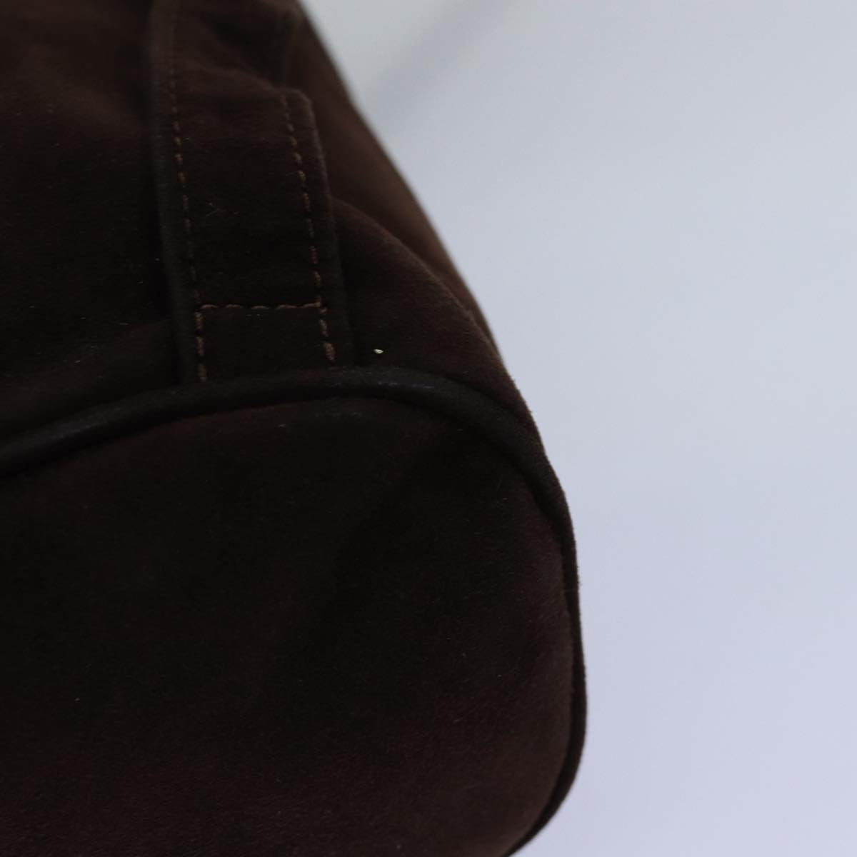 FENDI Backpack Suede Brown75806