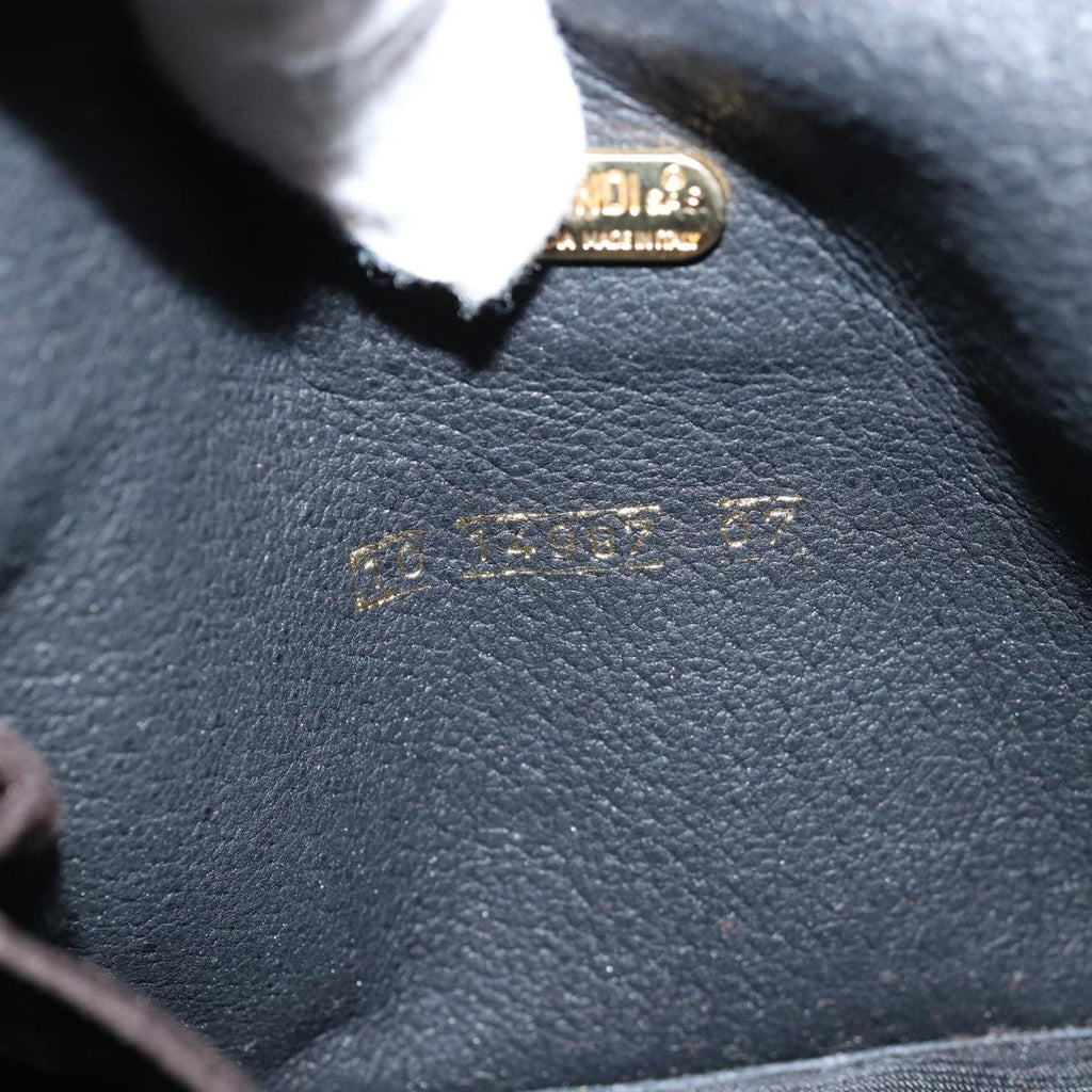 FENDI Backpack Suede Brown75806