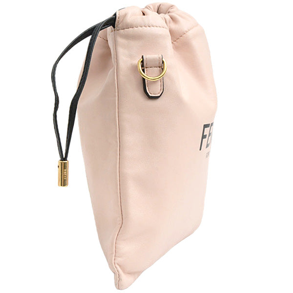 Fendi Mini Leather Shoulder Bag Pink