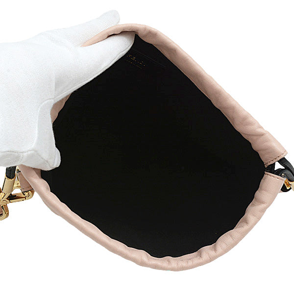 Fendi Mini Leather Shoulder Bag Pink