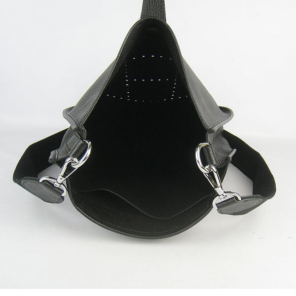 Hermes Evelyne I handbag H6309 black silver