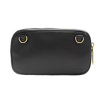 Fendi Leather Camera Shoulder Bag Black
