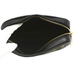 Fendi Leather Camera Shoulder Bag Black