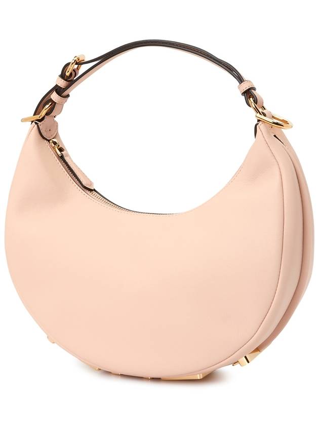 Fendi Fendigraphy Small Hobo Shoulder Bag Pale Pink