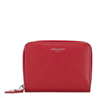 Saint Laurent YSL Logo Two Fold Wallet Compact Wallet GUE414661 Red Leather  Saint Laurent