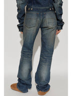 Balenciaga Balenciaga Jeans With Vintage Effect, Women's, Blue