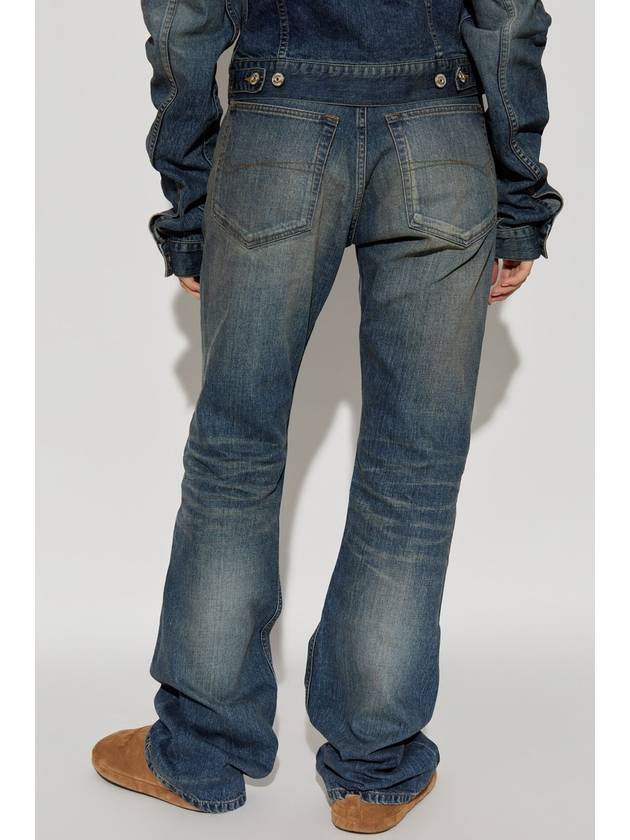 Balenciaga Balenciaga Jeans With Vintage Effect, Women's, Blue