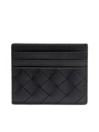Bottega Veneta Intrecciato Card Wallet Black