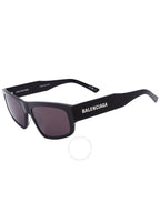 Balenciaga Eyewear Logo Print Square Frame Sunglasses BB0305S