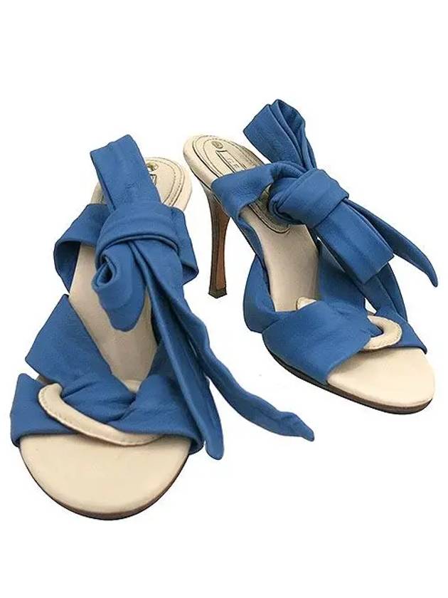 CELINE Smith Market used luxury goods open toe sandals women s shoes