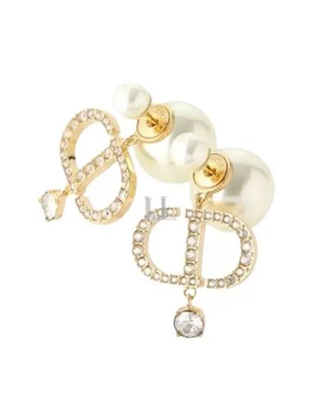 Tribales Pearl Earrings Gold Dior