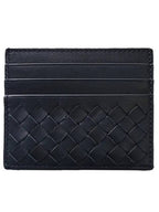 Bottega Veneta Intrecciato Card Wallet Black