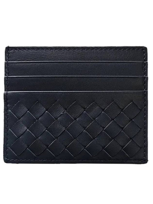 Bottega Veneta Intrecciato Card Wallet Black