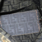 FENDI Zucca Canvas Hand Bag Black Brown76008