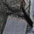 FENDI Zucca Canvas Hand Bag Black Brown76008