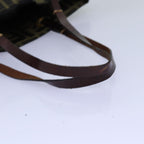 FENDI Zucca Canvas Hand Bag Black Brown76008