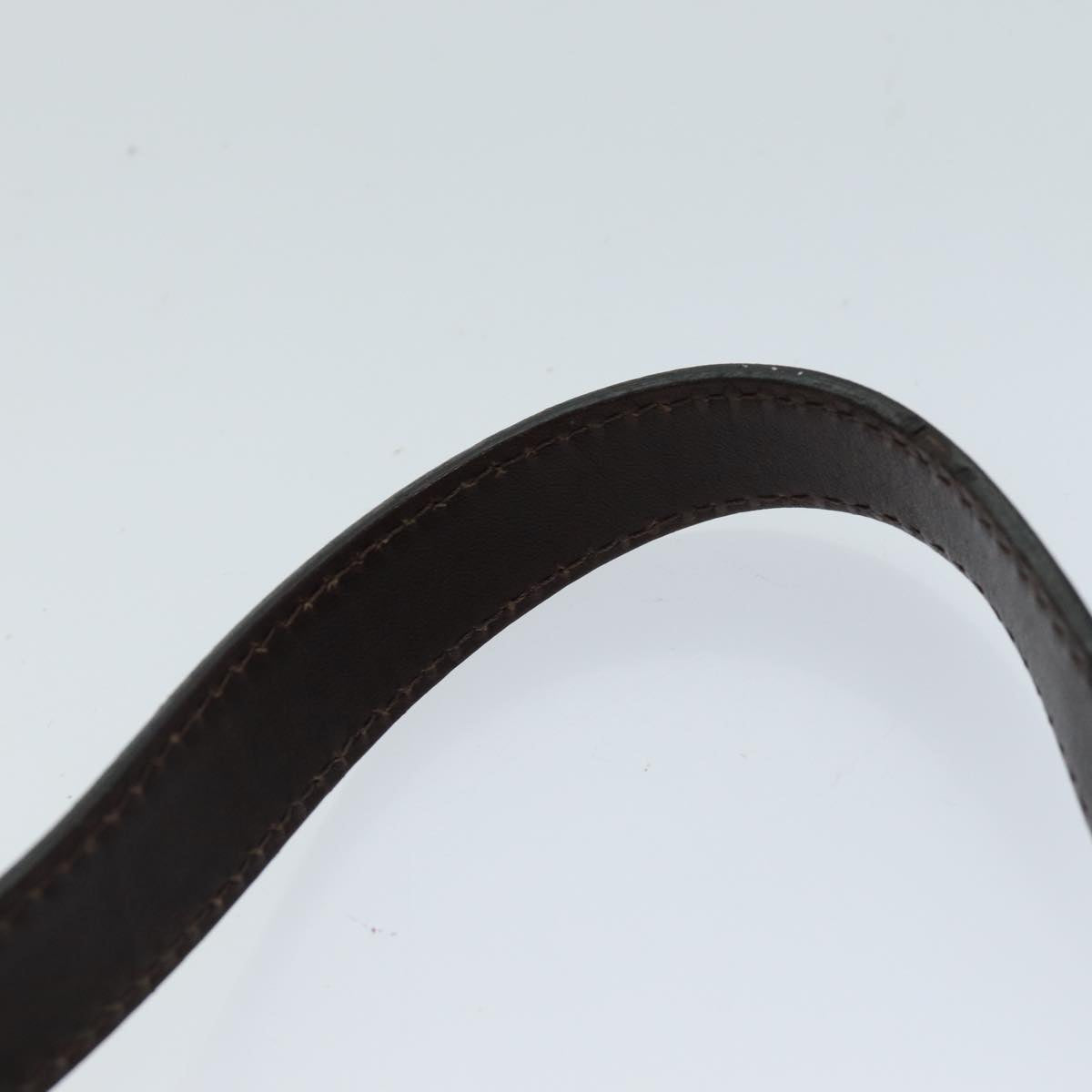 FENDI Zucca Canvas Mamma Baguette Shoulder Bag Black Brown76009