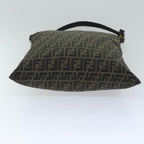 FENDI Zucca Canvas Tote Bag Black Brown76010