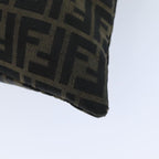 FENDI Zucca Canvas Tote Bag Black Brown76010