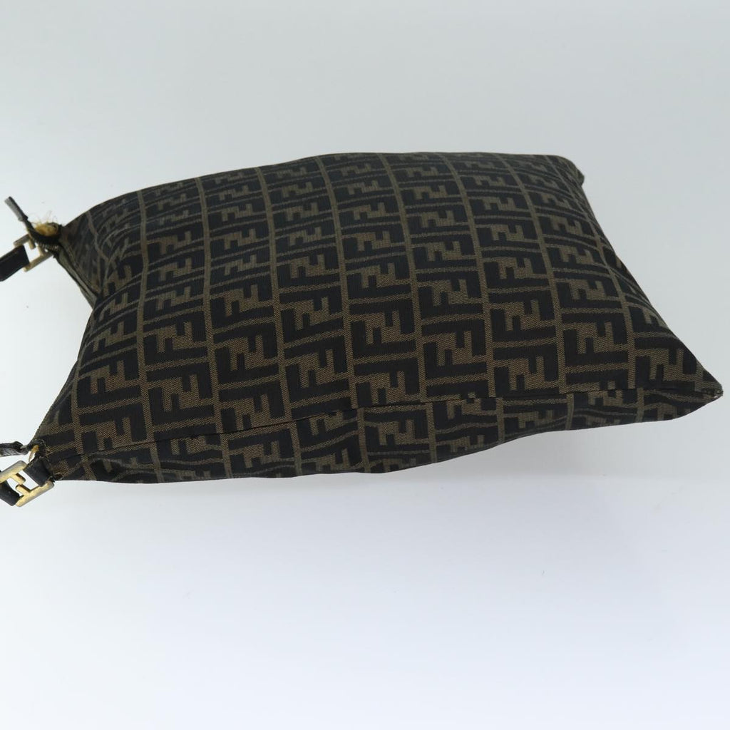 FENDI Zucca Canvas Tote Bag Black Brown76010