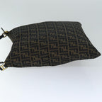FENDI Zucca Canvas Tote Bag Black Brown76010