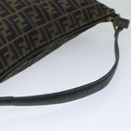FENDI Zucca Canvas Tote Bag Black Brown76010