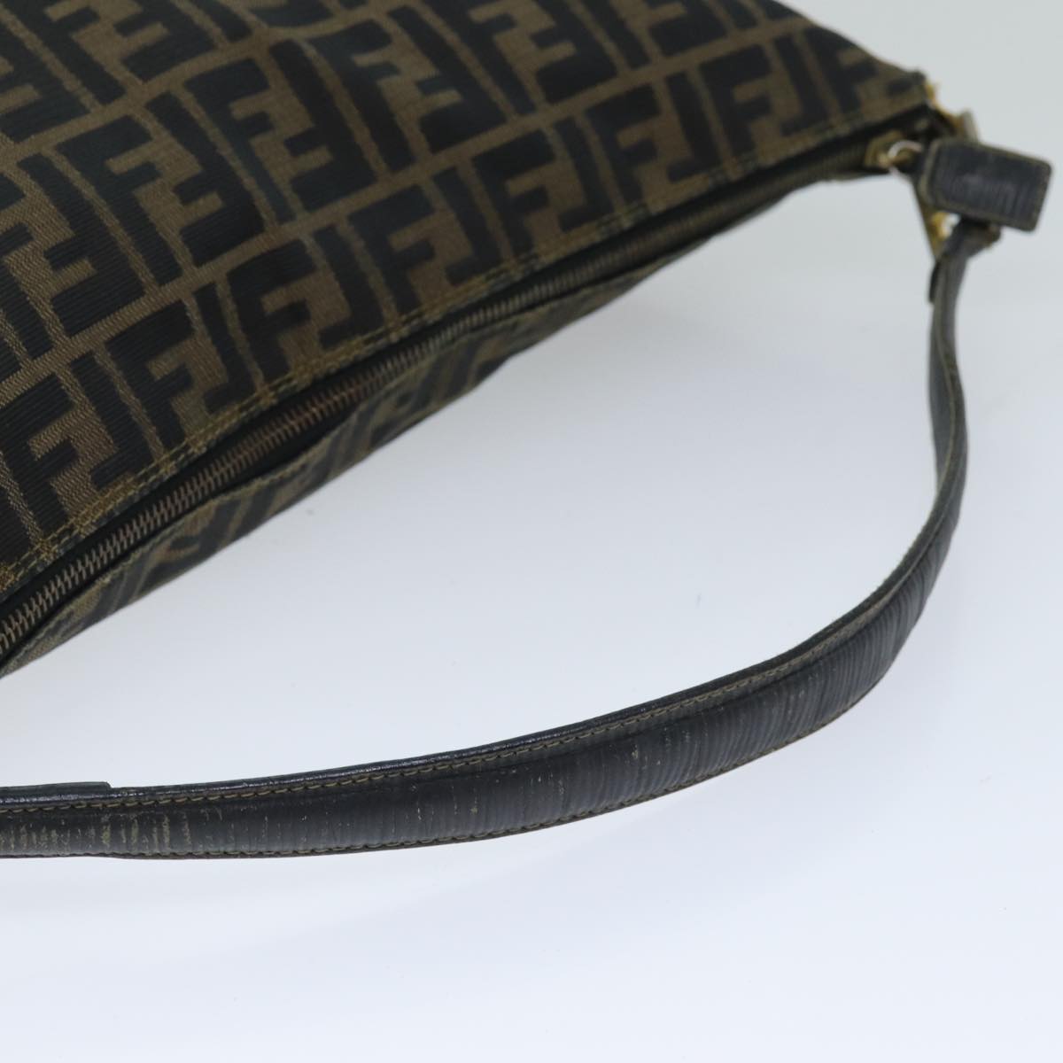 FENDI Zucca Canvas Tote Bag Black Brown76010