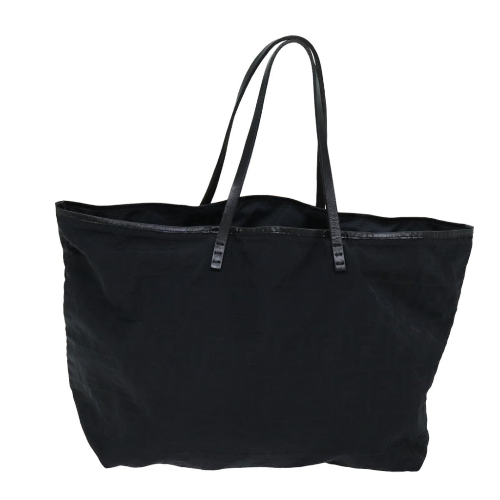 FENDI Zucca Canvas Tote Bag Black76012