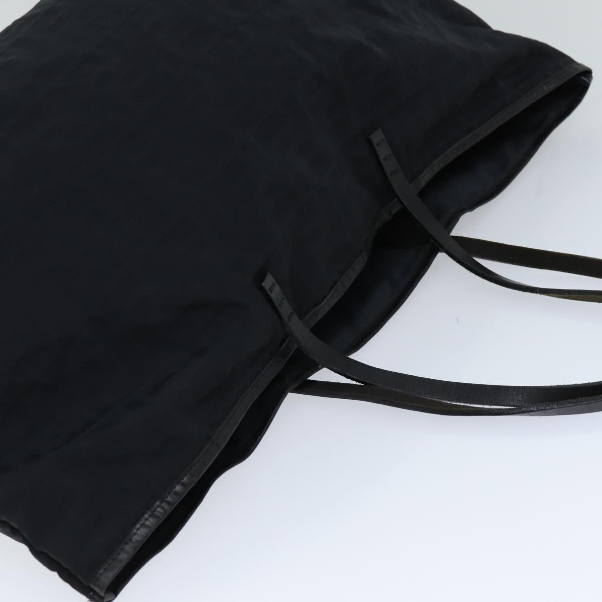FENDI Zucca Canvas Tote Bag Black76012