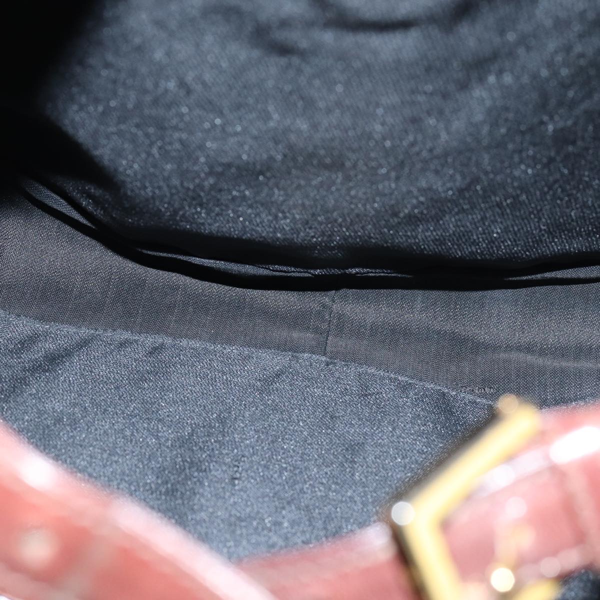 FENDI Mamma Baguette Shoulder Bag Suede Brown76015