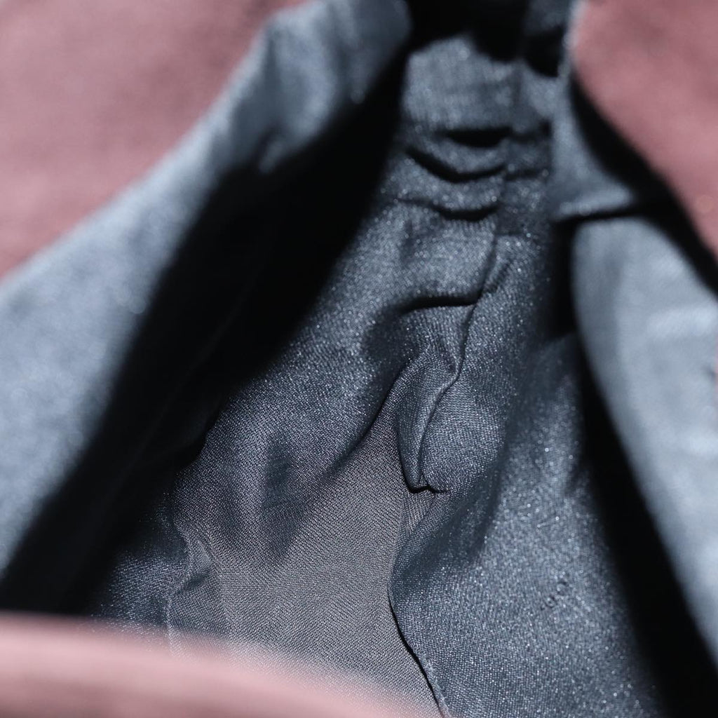 FENDI Mamma Baguette Shoulder Bag Suede Brown76015