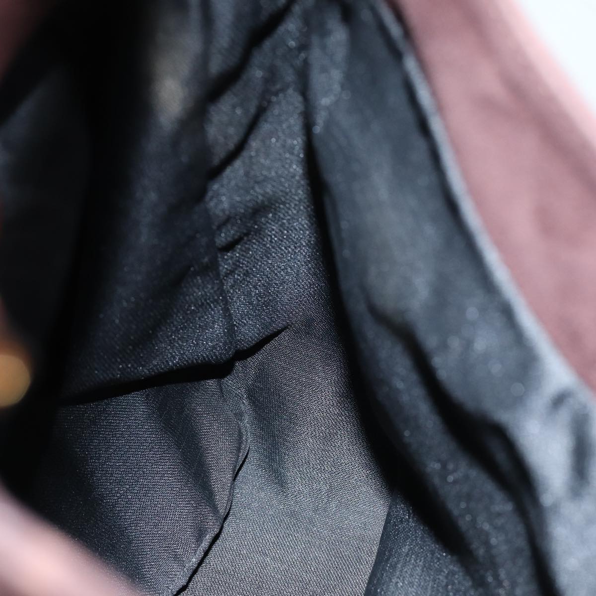 FENDI Mamma Baguette Shoulder Bag Suede Brown76015