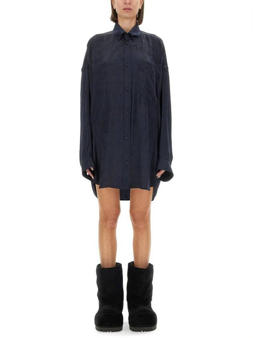 Balenciaga Balenciaga All Over Logo Shirt