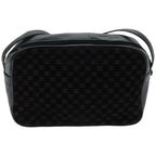 CELINE Macadam Canvas Shoulder Bag Black  76081