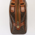 CELINE Macadam Canvas Hand Bag PVC Brown  76084