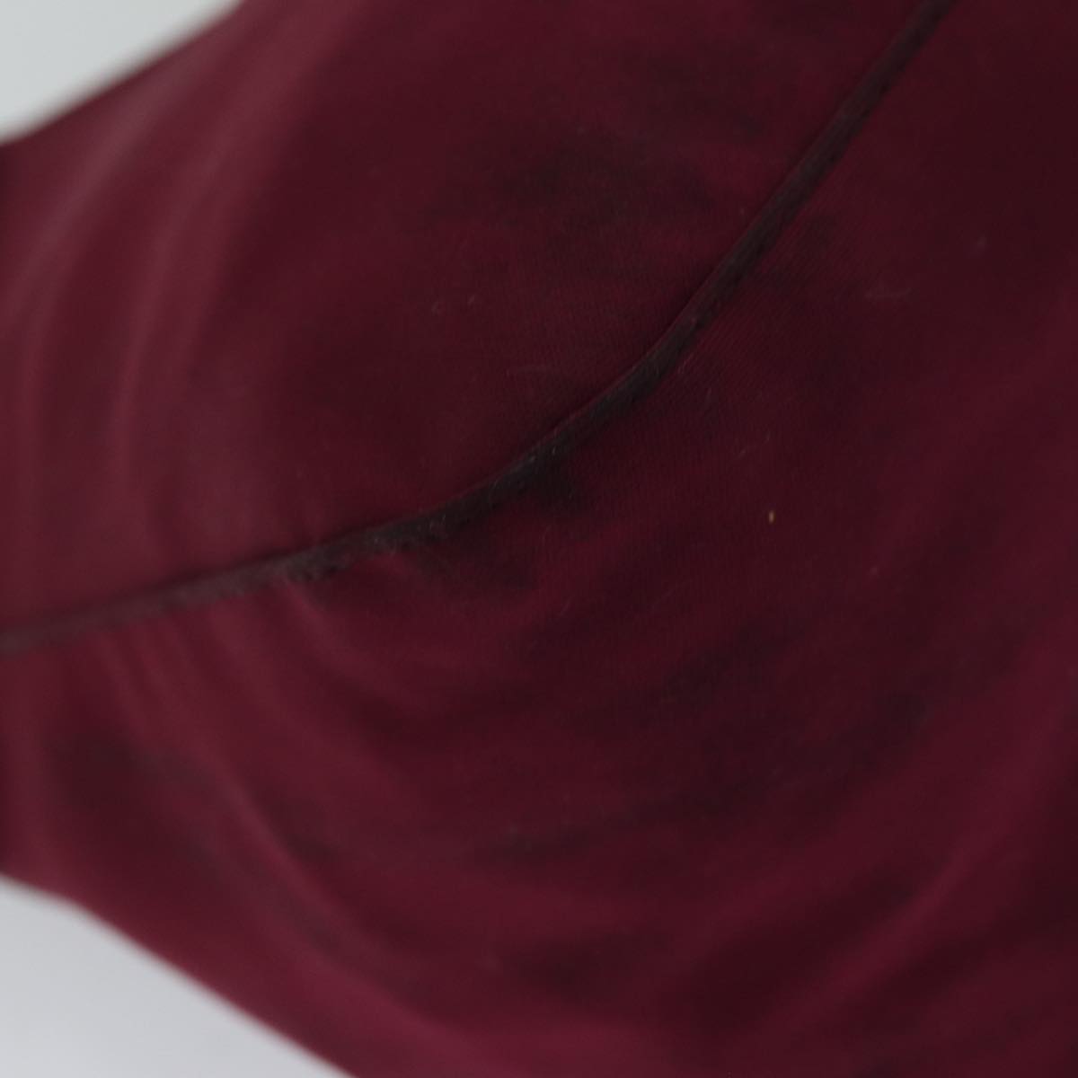 FENDI Mamma Baguette Shoulder Bag Nylon Bordeaux76102