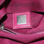 FENDI Mamma Baguette Shoulder Bag Nylon Bordeaux76102