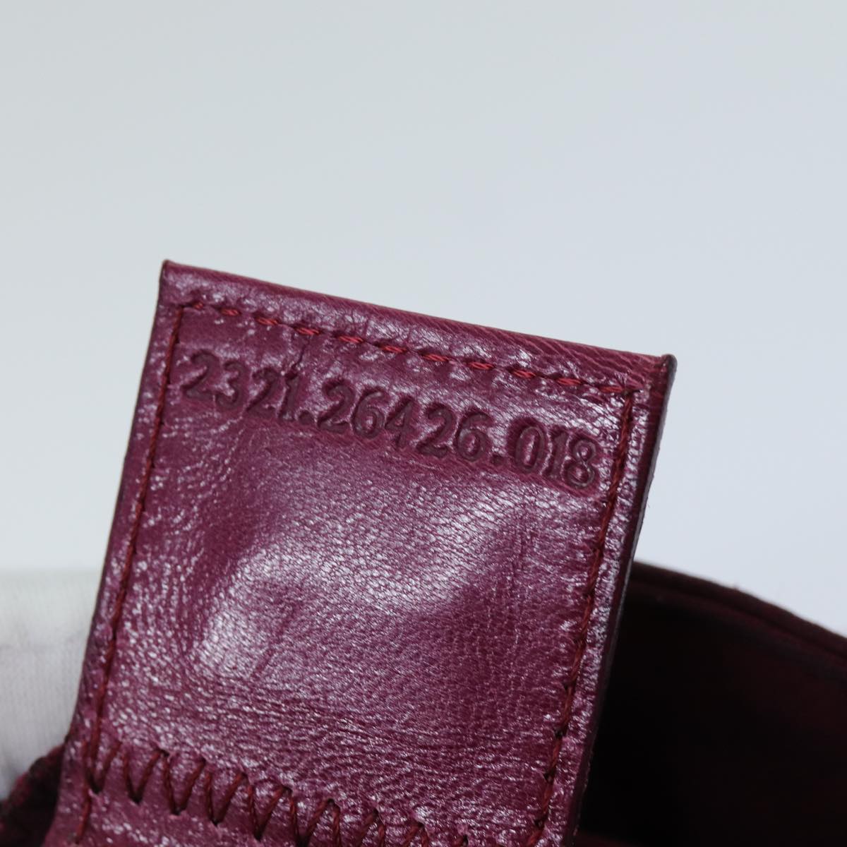 FENDI Mamma Baguette Shoulder Bag Nylon Bordeaux76102