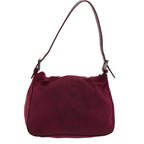 FENDI Mamma Baguette Shoulder Bag Nylon Bordeaux76102