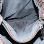 FENDI Zucchino Canvas Tote Bag Brown Black76132