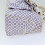 CELINE Macadam Canvas Tote Bag Purple  76143