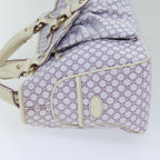 CELINE Macadam Canvas Tote Bag Purple  76143