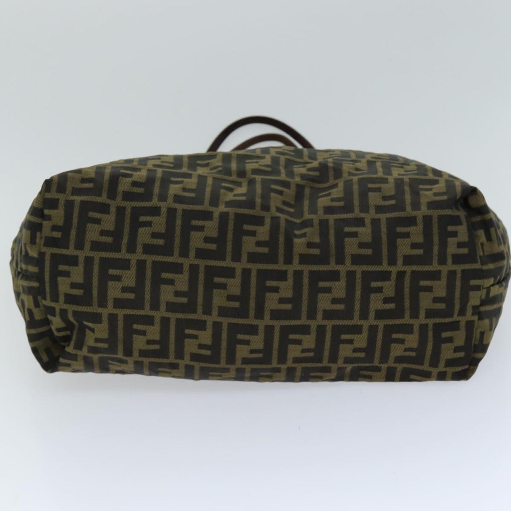FENDI Zucca Canvas Tote Bag Black Brown76181