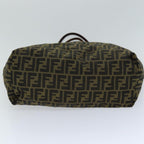 FENDI Zucca Canvas Tote Bag Black Brown76181
